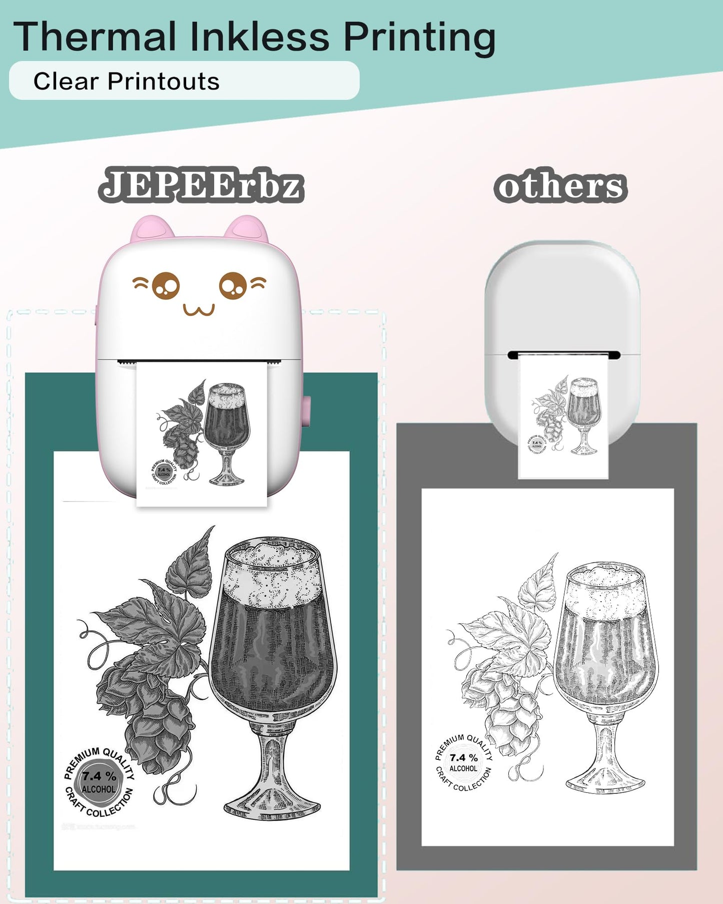 PACK CREATIVO: Mini Impresora Gatito + 500 Plantillas + Envío GRATIS a todo Ecuador