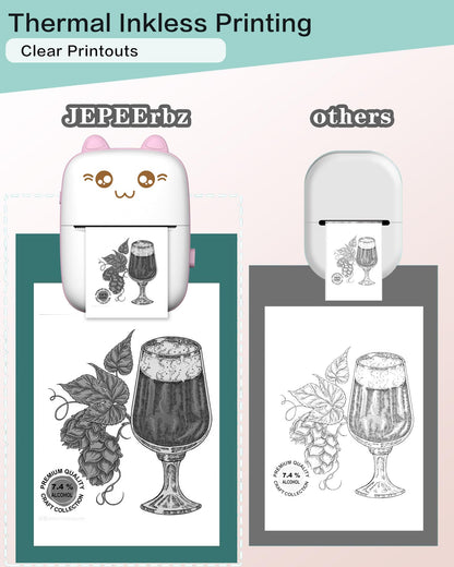 PACK CREATIVO: Mini Impresora Gatito + 500 Plantillas + Envío GRATIS a todo Ecuador