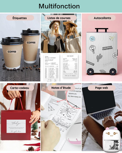 PACK CREATIVO: Mini Impresora Gatito + 500 Plantillas + Envío GRATIS a todo Ecuador